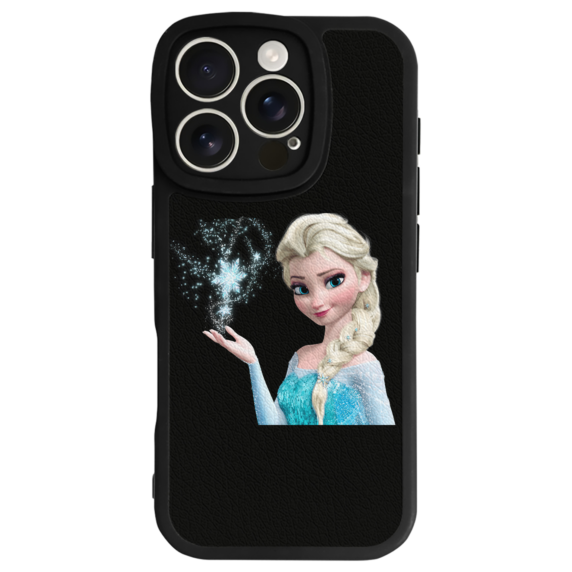 （画像用） アナと雪の女王 アンナ エルサ Frozen Anna Elsa 【iPhone 16シリーズ対応】シリコンスマホケース（レザー調） 材質：シリコン